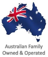 Australia Flag - Family owned and operated business